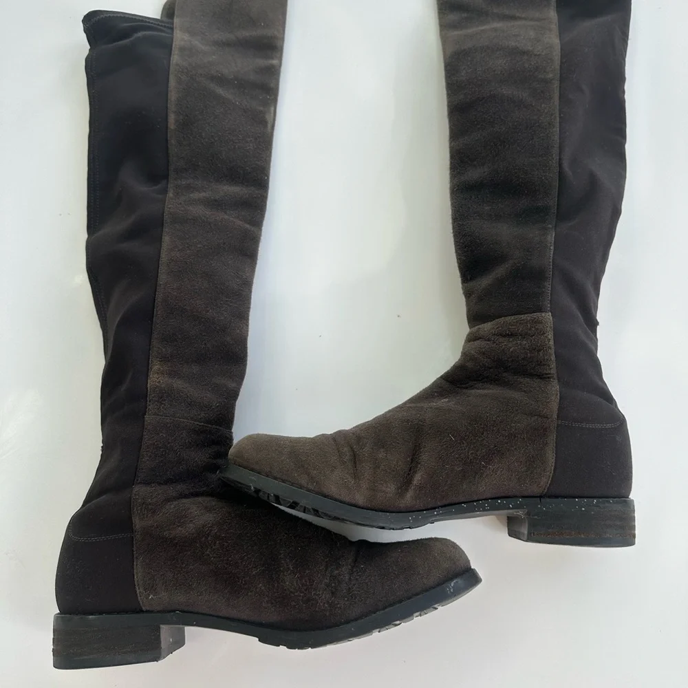Stuart Weitzman Suede 5050 - Picture 4 of 13